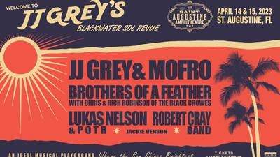 This is your chance to win tickets to see JJ Grey’s Blackwater Sol Revue!