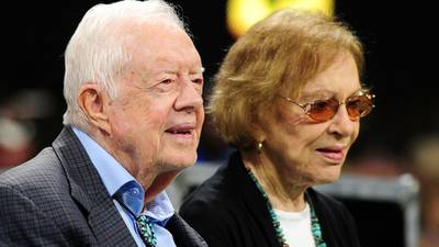 Former President Jimmy Carter makes appearance at festival ahead with Rosalynn Carter