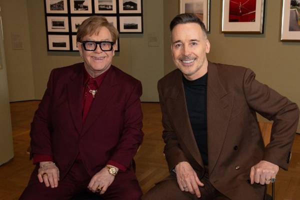 Elton John, notable photography collector, says it's "painful" having his own photo taken